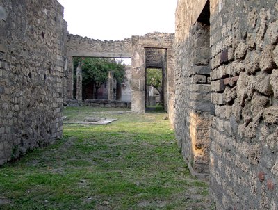 View of an Atrium by Roman